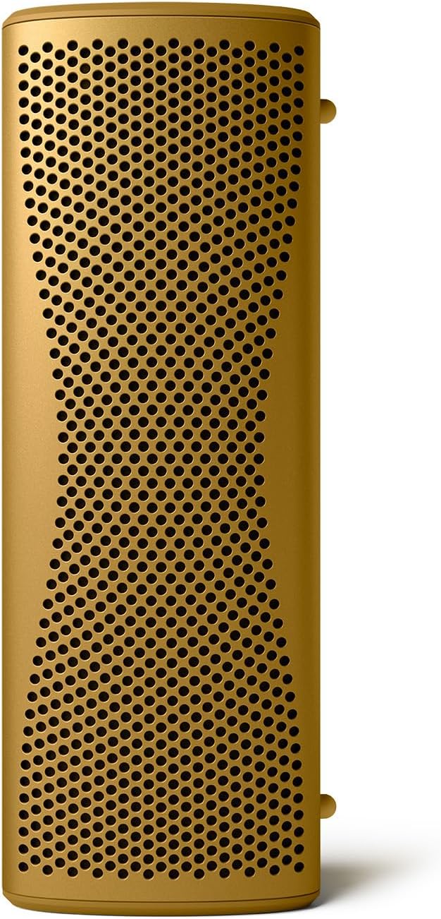 KEF Altavoz portátil de alta fidelidad Muo (neblina ámbar)