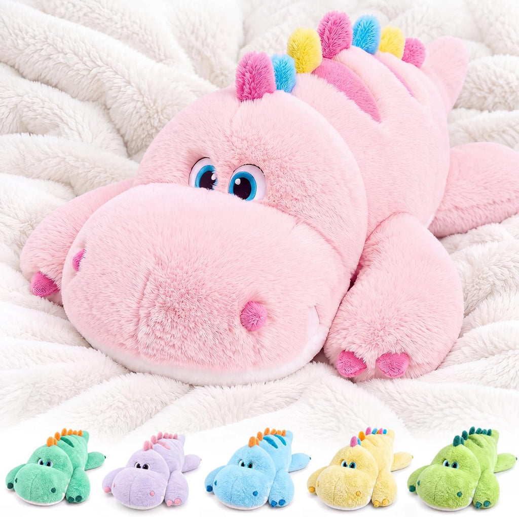 Dinosaurio de peluche para microondas, 20 pulgadas