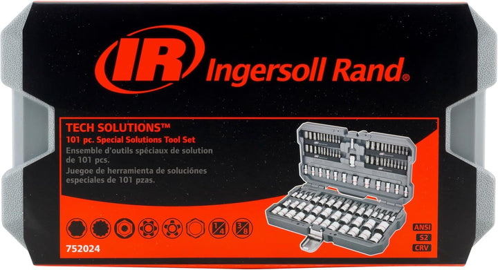 Ingersoll Rand 101 Pz. Juego de 1\/4 y 3\/8" Dr. Master Antides...