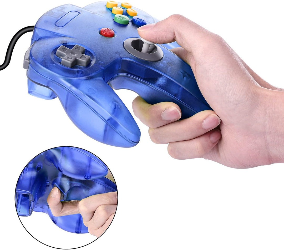 2 paquetes de controladores USB retro para juegos N64 PC