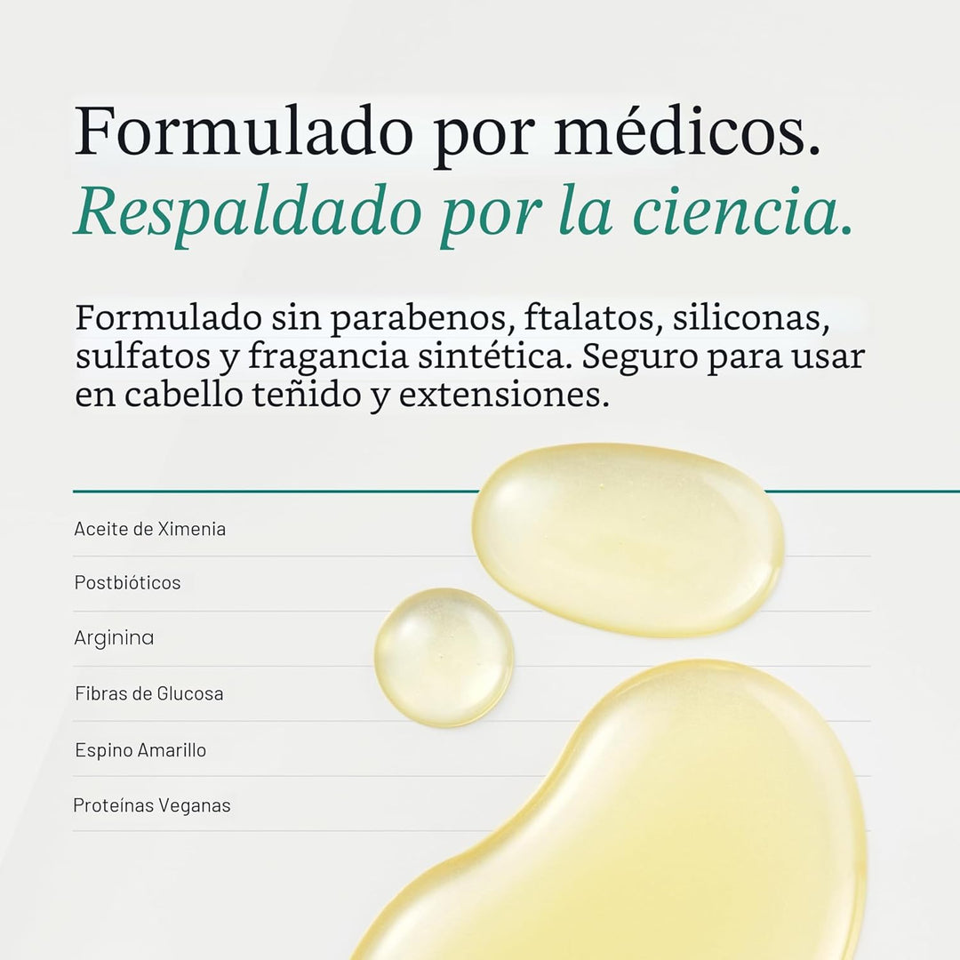Acondicionador Nutrafol, formulado por médicos para cabello delgado...