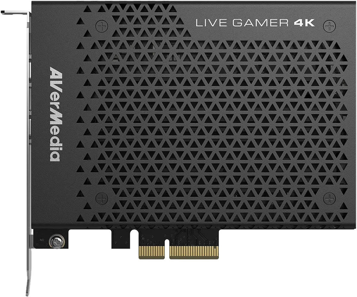 AVerMedia GC573 Live Gamer 4K, tarjeta de captura interna, transmite y graba 4K60 HDR10 con latencia ultrabaja en PS5, PS4 Pro, Xbox Series X/S, Xbox One X, en OBS, Twitch, YouTube