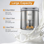 Espumador de leche eléctrico 4 en 1, vaporizador de leche de espuma fría