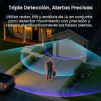 aosu T2 Ultra 4K cámara de seguridad inalámbrica al aire libre, detección