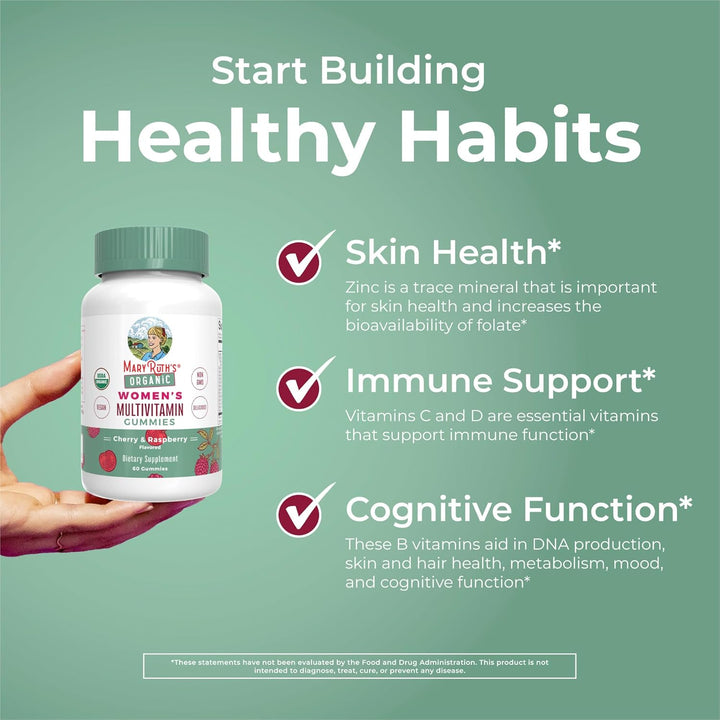 Vitaminas para mujer USDA Organic Vitaminas veganas para