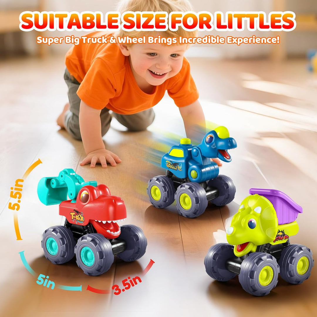 OCATO Camiones Monstruo de Dinosaurio para Niños Pequeños de 2-4 Añ...