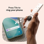 Life360 - Adhesivo para azulejos, pequeño rastreador Bluetooth, buscador remoto y localizador de artículos para bicicletas, gafas y más. Compatible con iOS y Android. Buscador de teléfonos. Paquete de 2 (negro)