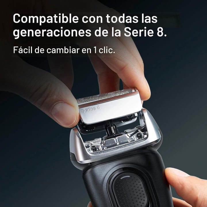 Braun Serie 8 83M Casete de repuesto para cabezal de afeitadora elé...