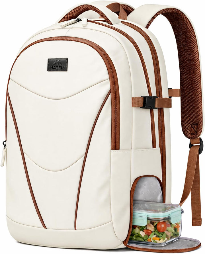 MATEIN HER Mochila de trabajo para laptop con compartimento para al...
