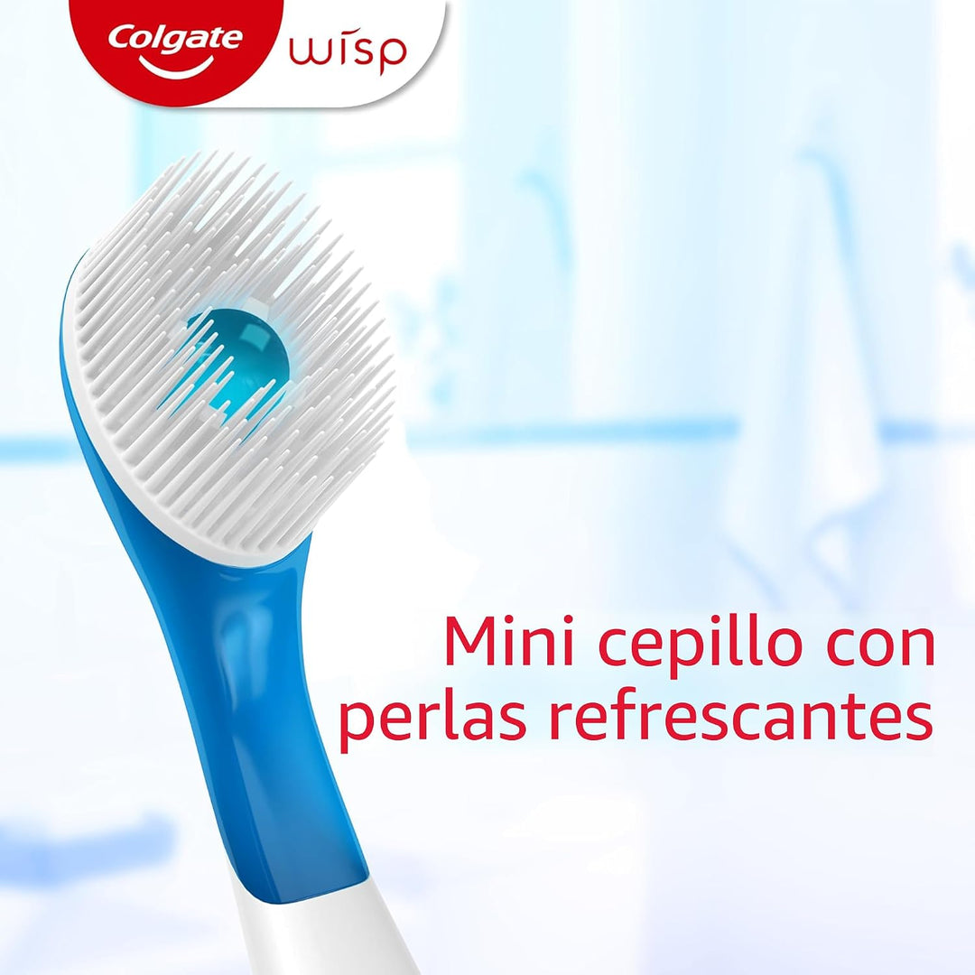 Colgate Max Fresh Wisp - Mini cepillos de dientes desechables de vi...