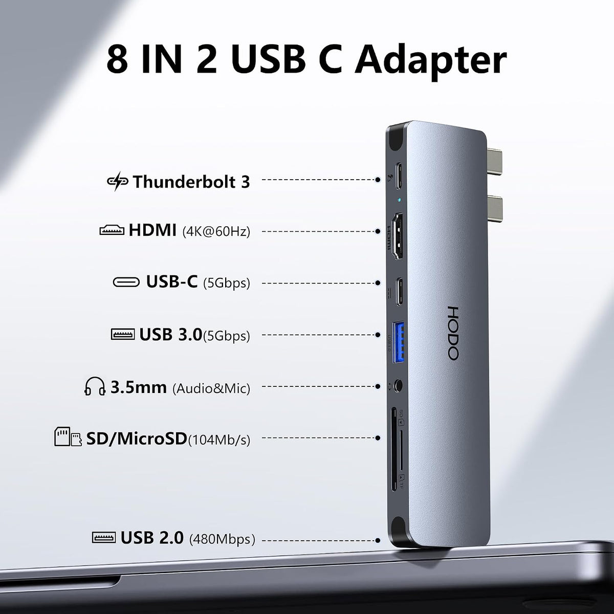 HODO, HD2c03H, hub USB