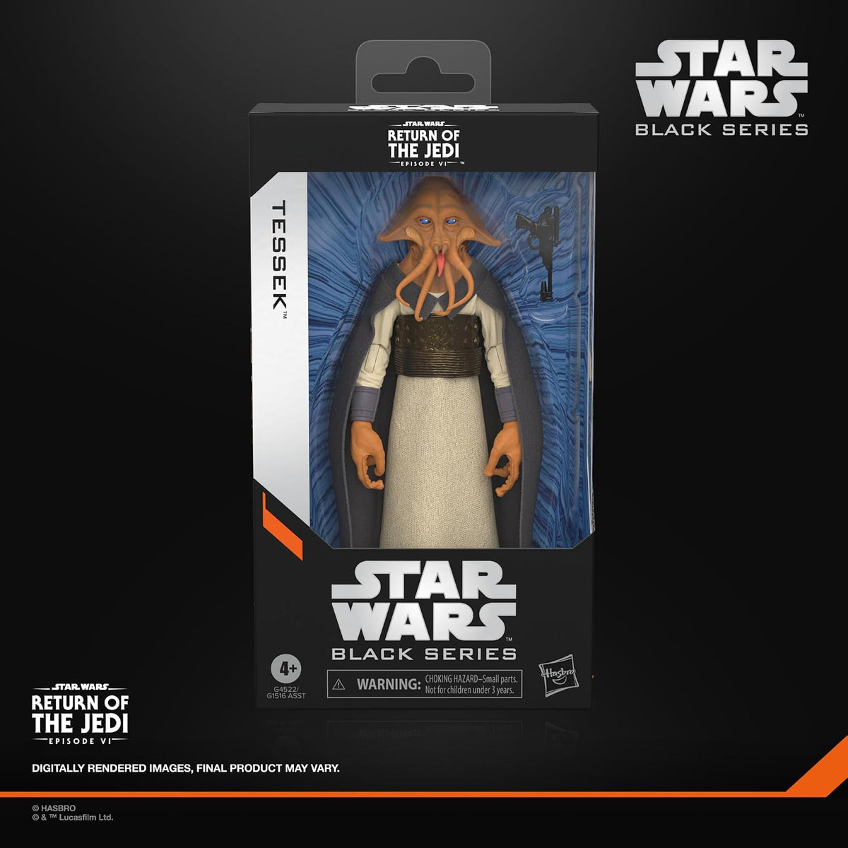 Star Wars Figura de acción Tessek serie negra