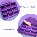 XANAD Estuche para Juego de Cartas Cabe 3000+ Cartas, Se Adapta para Cartas Deportivas de Béisbol/UNO/Cartas de Juego Contra la Humanidad y Todas las Otras Expansiones de Juegos de Cartas (Morado)