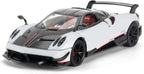 Coche de juguete modelo BC 1/24 aleación blanca coleccionable de tirón de