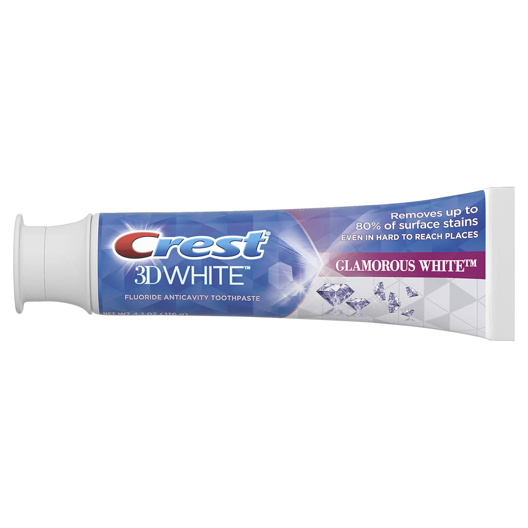 Crest Pasta de dientes blanqueadora blanca 3D, color blanco glamoro...