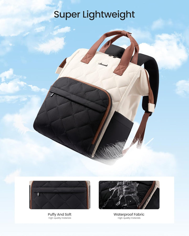 LOVEVOOK Mochila para laptop para mujer, mochila de viaje de trabaj...