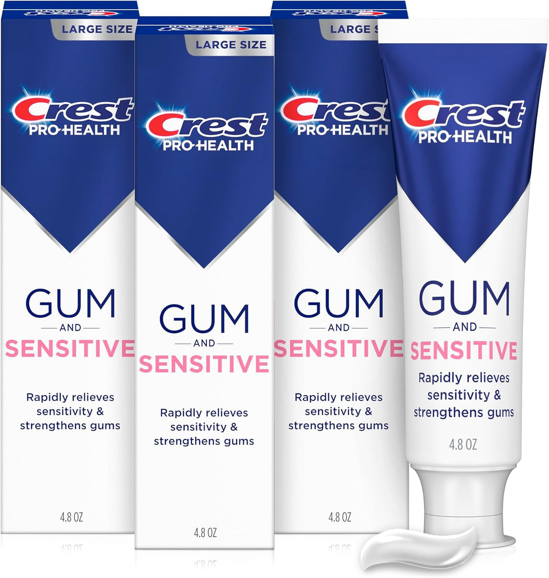 Crest Pasta de dientes para dientes y encías sensibles 4.8 oz (paqu...