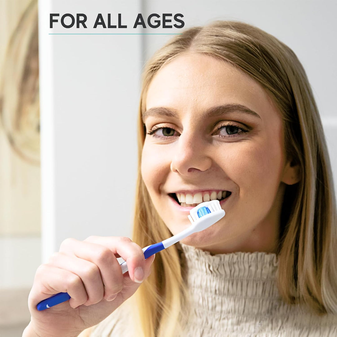 104 paquetes de cepillos de dientes a granel con tapas protectoras,...