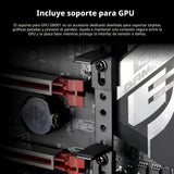 Lian Li V100 ATX - Gabinete para PC semitorre, tira LED RGB, diseño...