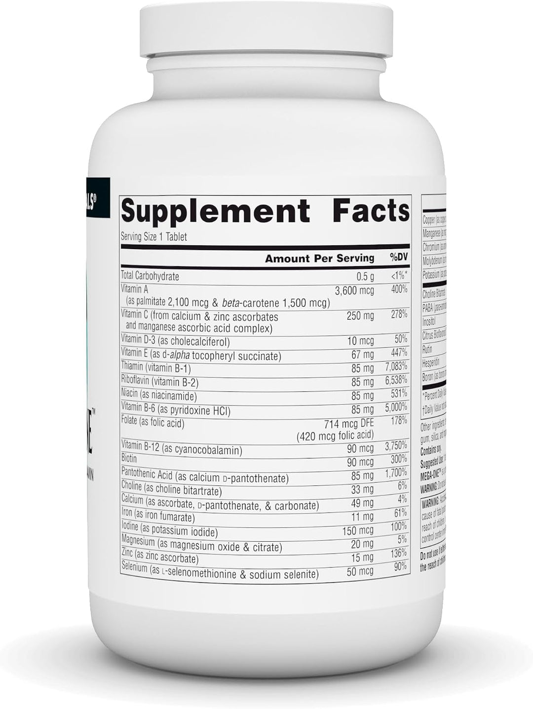Source Naturals Mega-One Multivitamina con Minerales* - 180 Tabletas