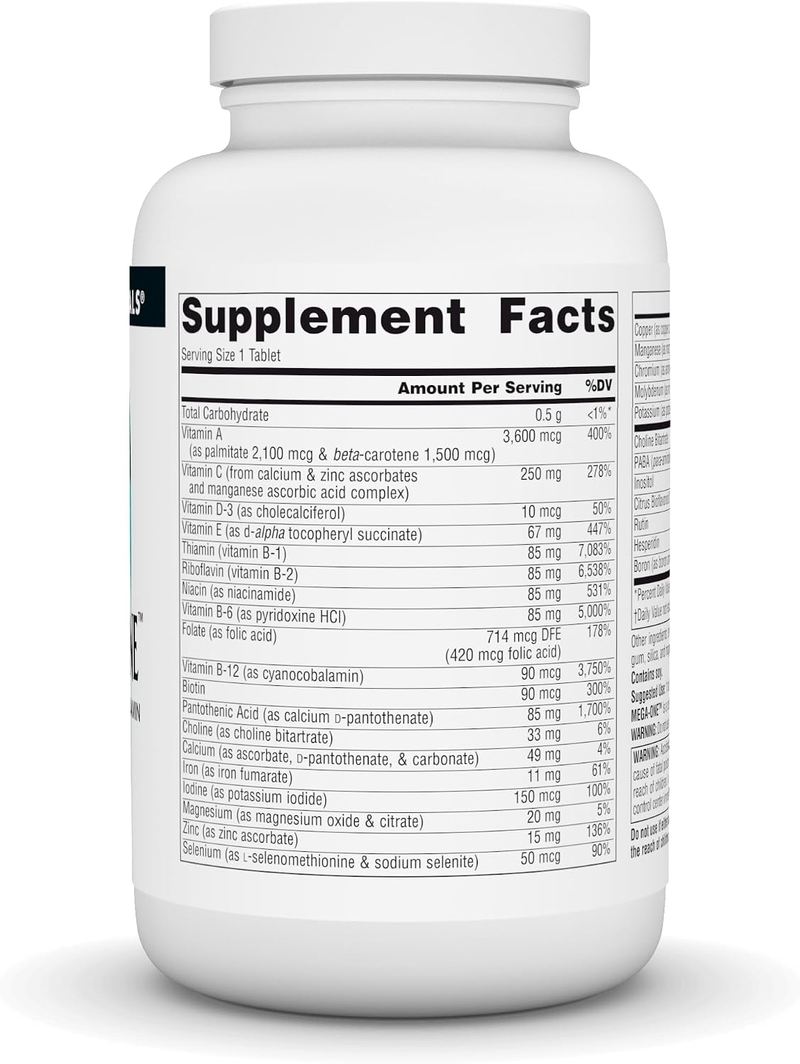 Source Naturals Mega-One Multivitamina con Minerales* - 180 Tabletas