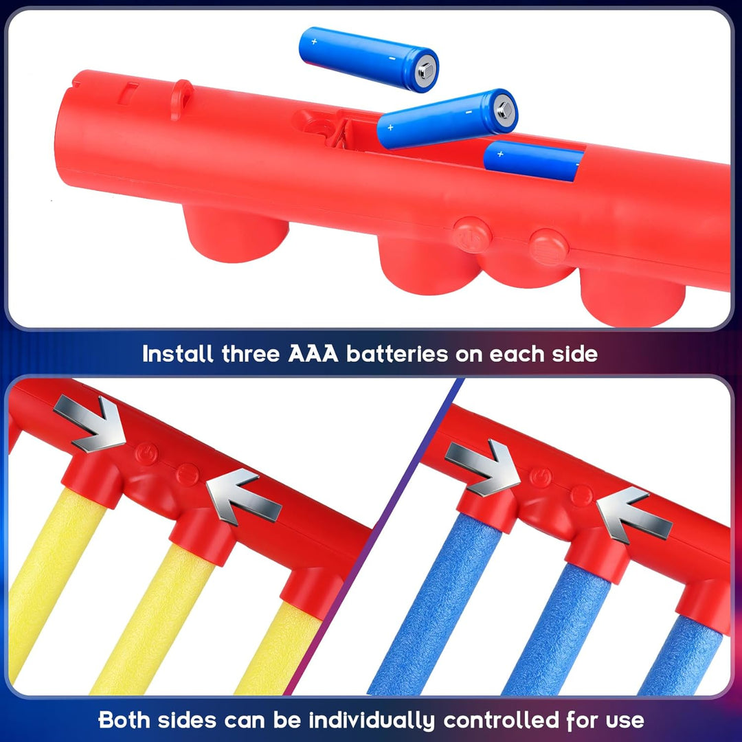 Maymalze Juego de desafío Reflex Sticks con control remoto en 3 mod...