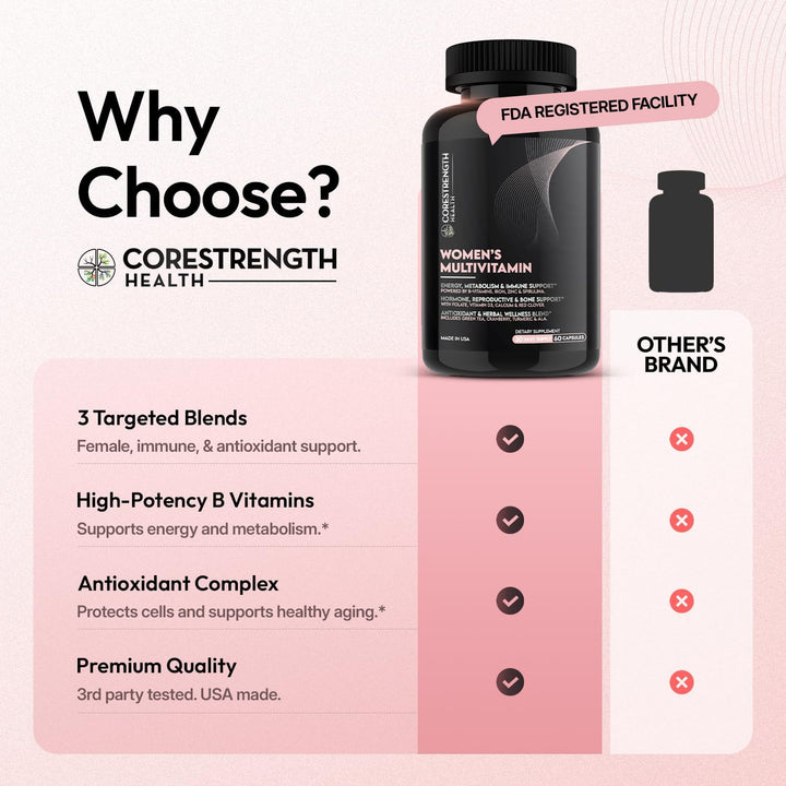 Multivitamínico diario para mujer, complejo B de alta potencia, vit...