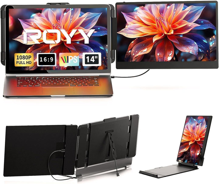 Extensor de pantalla para laptop, monitor de computadora portátil F...