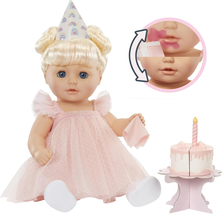 Baby Born Muñeca de cumpleaños Annabell - Ojos azules: característi...