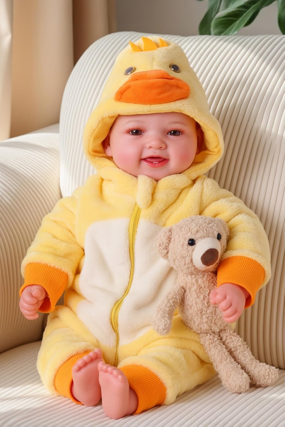 BABESIDE Conjunto de Muñeca Bebé Ligera \u2013 Muñeca Suave Realist...