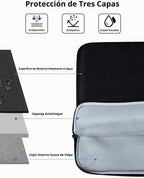 UPERFECT Funda para laptop de 24 pulgadas para laptop, monitor portátil, portátil