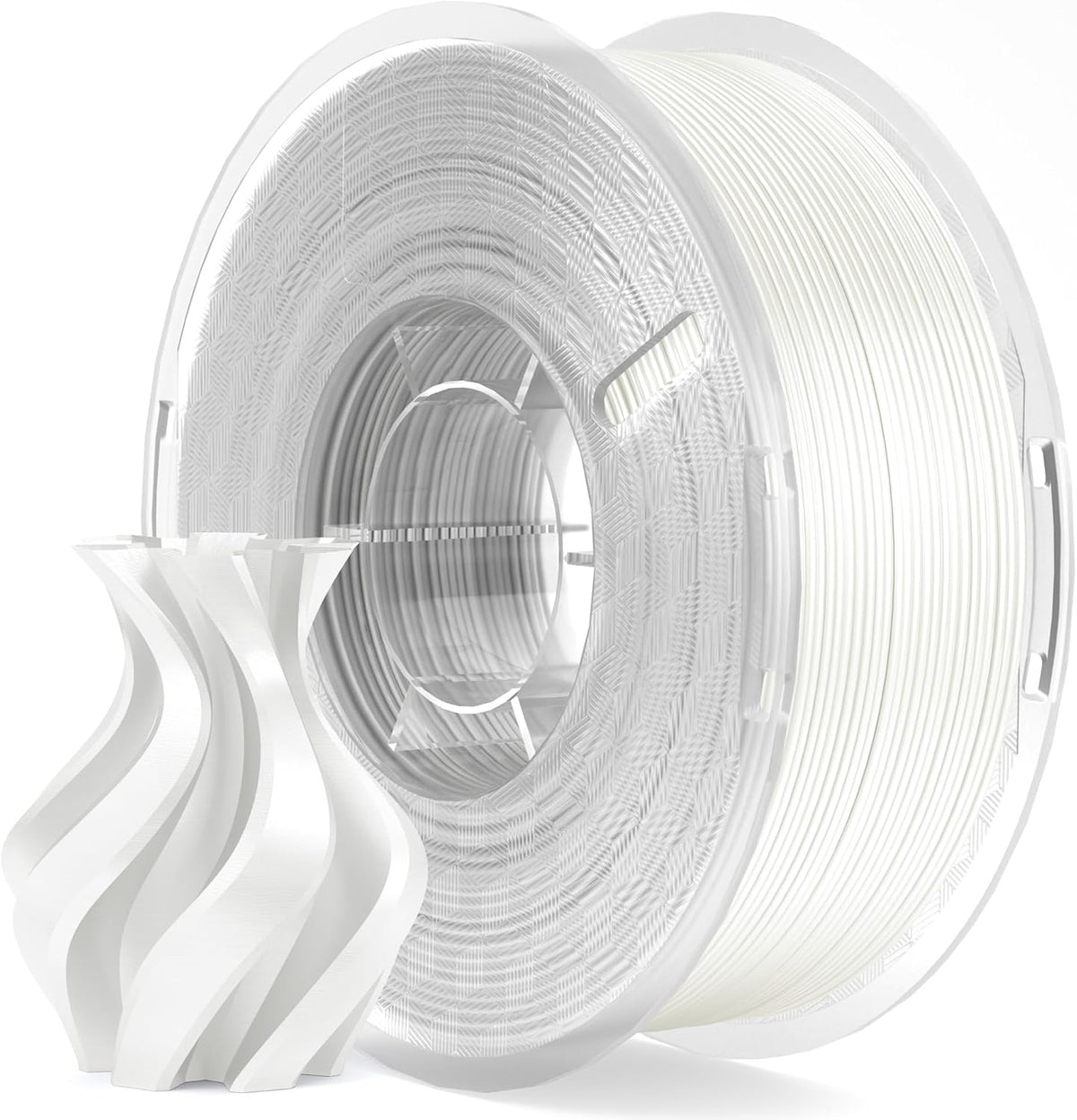 ELEGOO Seda PLA Filamento 1.75mm Blanco 1KG, Filamento para Impreso...