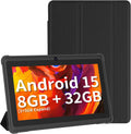 NEWISION Tablet de 7 pulgadas con funda, tabletas Android 15 de cin...