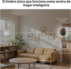 Aqara Smart Doorbell Camera G410 con Chime, HomeKit Secure Video, negro