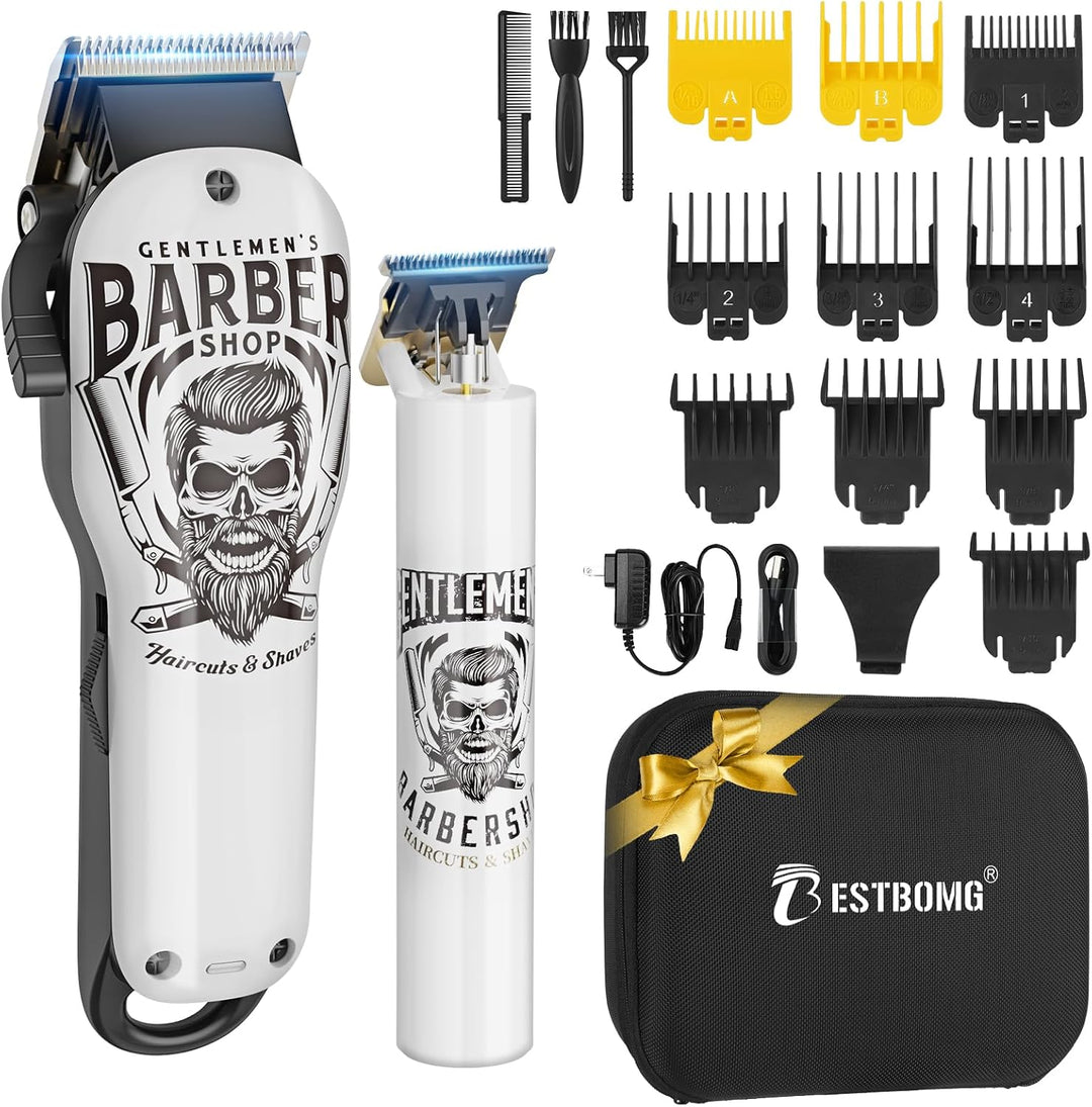 BESTBOMG® Cortapelos y recortadora de pelo de cerámica con hoja en...
