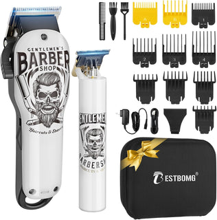 BESTBOMG® Cortapelos y recortadora de pelo de cerámica con hoja en...