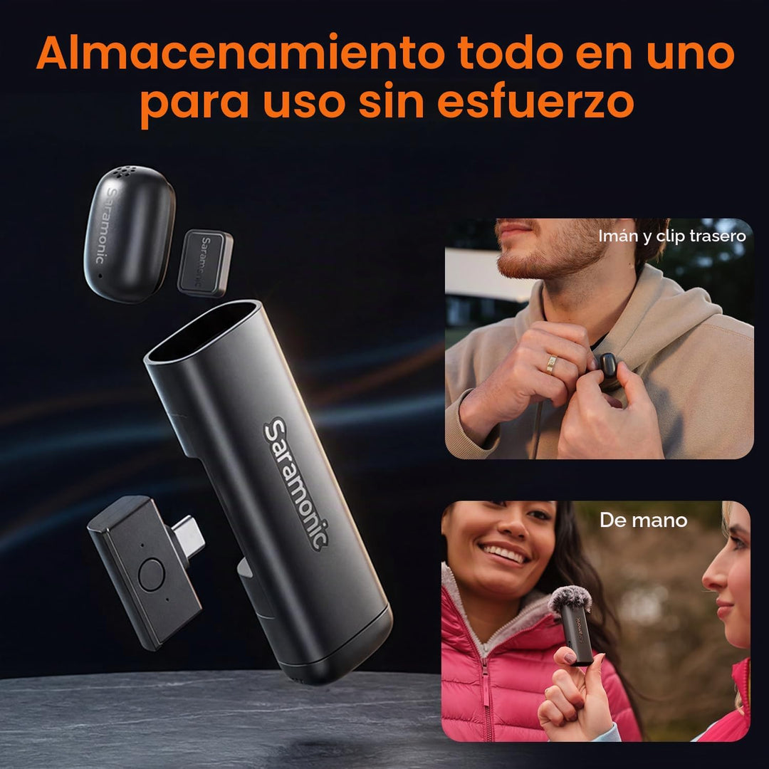 Saramonic Mini micrófono inalámbrico Air SE para iPhone 17\/16\/15...