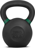 Yes4All Kettlebell con Recubrimiento en Polvo, Pesos de 9-88 lb de Hierro Fundido