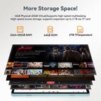 FIRYMID Tablet Android con teclado, 24 GB+64 GB, expansión de 1 TB,...
