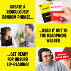 Sorry What - Award Winning Headphone Challenge Party Game para Adults 17+