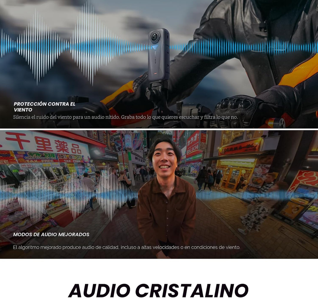 Insta360 X4 Air - Cámara 360 de 8K ligera de 165g, efecto de palo d...