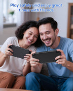 FYOUNG Estuche protector mejorado para Switch 2 y juego de protector de pantalla, funda compatible con base