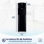Dispenser de agua Primo para botella de 5 galones - Enfriador de agua caliente y fría de carga lateral
