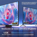 UGREEN 8K @60Hz DisplayPort+USB-C interruptor Entrada DP 1.4 Salida 2 en 1