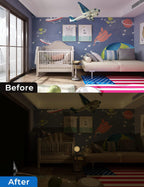 Cortinas opacas para dormitorio, cortinas opacas portátiles de 63