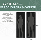 Gaiam Tapete de yoga grueso, esterilla de ejercicio y fitness con correa de