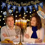 24 diademas de Hanukkah, 12 estilos de recuerdos de fiesta