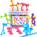 Juguetes fidget de succión para niños: Pack de 21 juguetes sensoriales elásticos