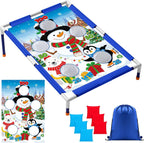 Gemscream Juego de lanzamiento de bolsas de frijoles navideños 6 bolsas