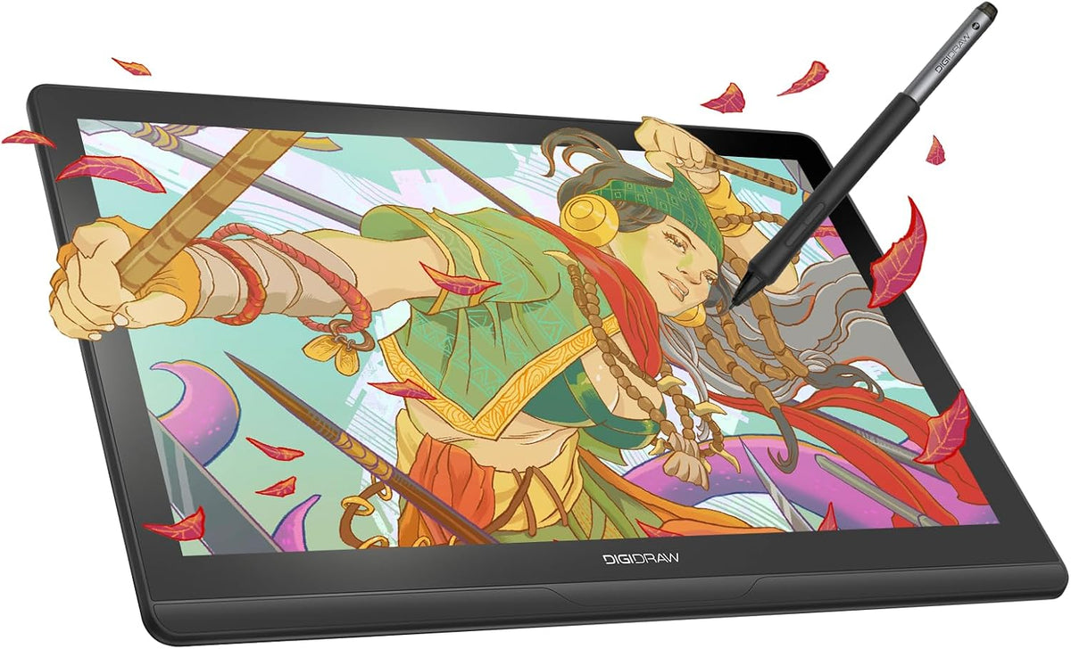 DIGIDRAW Tableta de dibujo Turing 14 con pantalla, pantalla de lápiz de